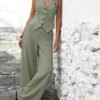 7127G3FWHhL._AC_SX466 MINTLIMIT Women’s 2-Piece Vest & Wide-Leg Trousers Set
