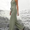 71KrcHpC0iL._AC_SX466 MINTLIMIT Women’s 2-Piece Vest & Wide-Leg Trousers Set