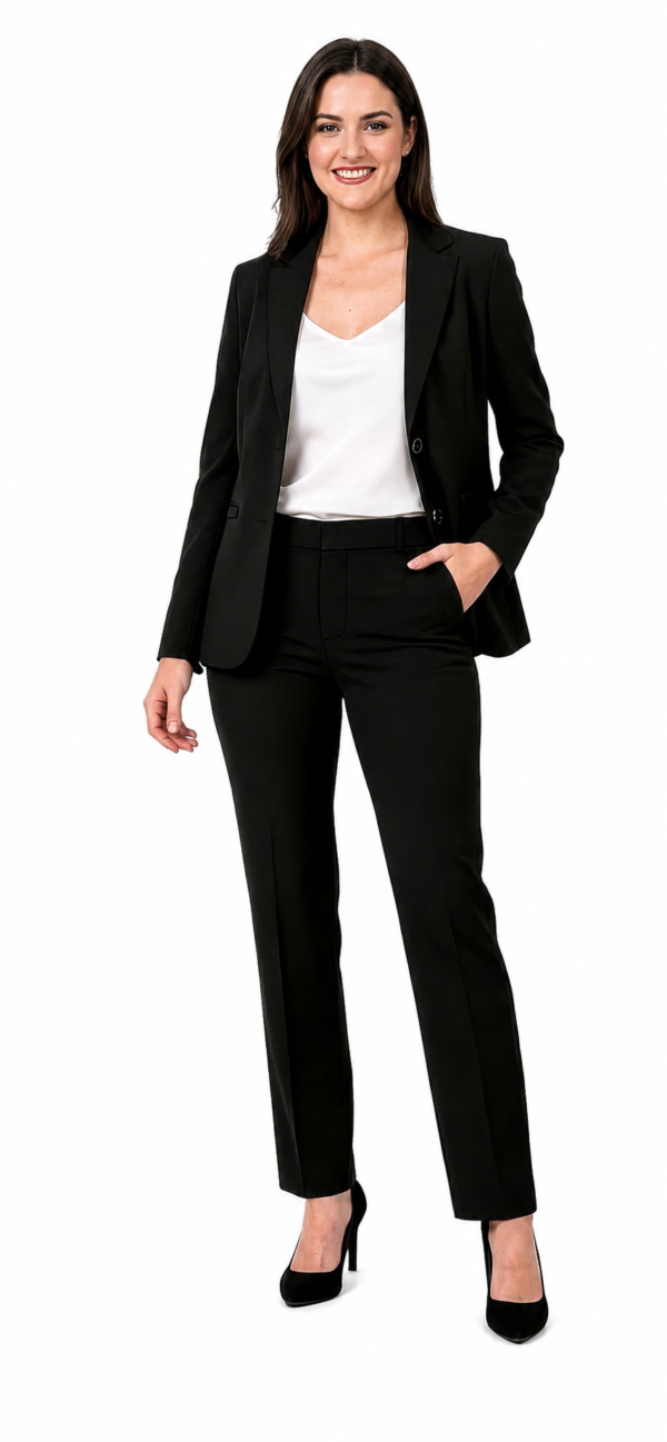 Marycrafts Women's Business Blazer Pant Suit Set for Work