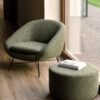 Barrow Lounge Chair - Pine Green